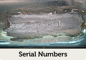 serial numbers